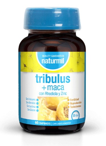 [5605481408670] Tribulus Maca Rodiola Zinc 60 Comp. (Naturmil)