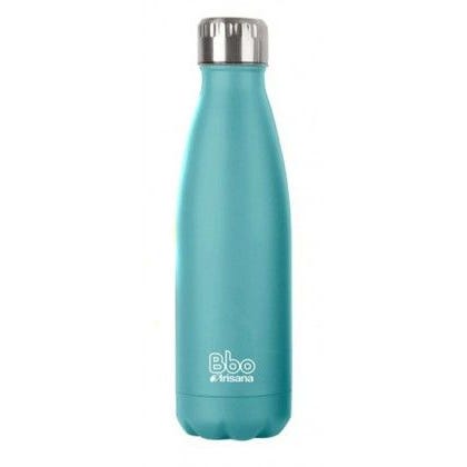 [7426772705340] Botella Termo Acero Inox. Turquesa C/ Funda 500 Ml. (Irisana)