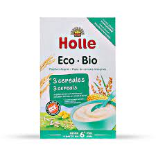 [7640104953456] Papillas 3 Cereales S/Gluten 250G (Holle)