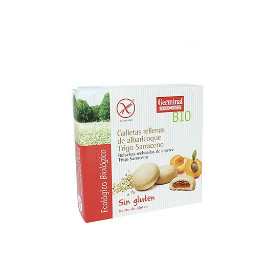 [8001091002227] Galletas Trigo Sarraceno Rellena Albaricoque 200G (Germinal)