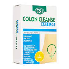 [8008843003693] Colon Cleanse Lax Flor  + Prebioticos *Caja Azul* 30Caps (Esi)