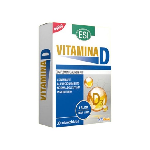 [8008843132980] Vitamina D 50 Mcg. 30 Microtabletas (Esi)