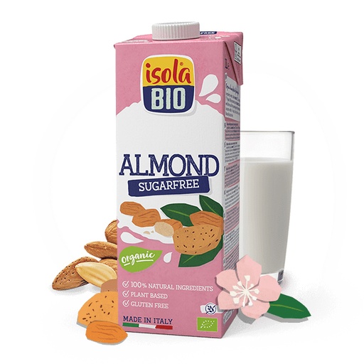 [8023678164517] Bebida Almendras Sin Azucar Bio 1 Ltr. (Isolabio)