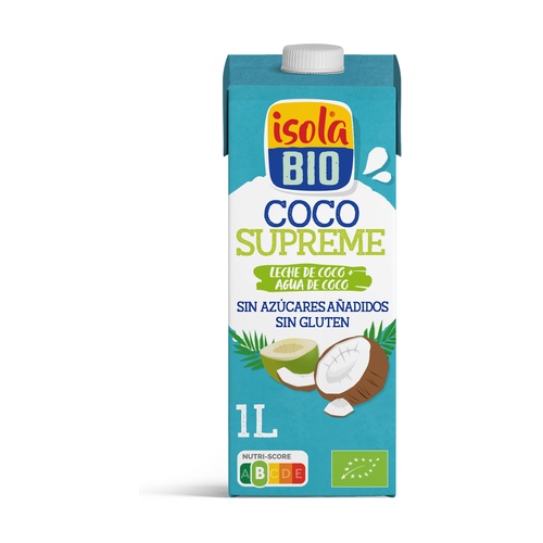 [8023678728269] Bebida Coco Supreme Bio 1Lt.*Agua De Coco Y Leche De Coco* (Isolabio)