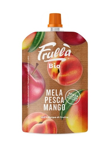 [8024985005234] Pure Manzana Melocoton Mango Doypack Bio 100 Gr (Frulla)