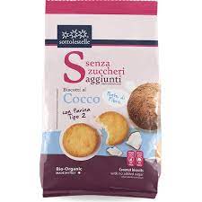 [8032454000765] Galleta S/Azucar Coco 250 Grs. (Sottolestelle)