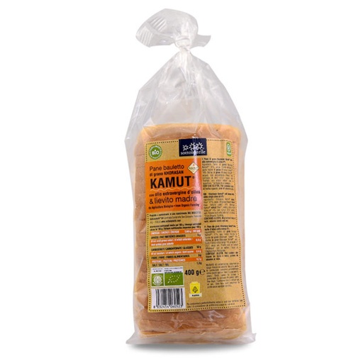 [8032454060523] Pan De Molde De Kamut Blanco Levadura Madre  Bio 400 Gr. (Sottolestelle)