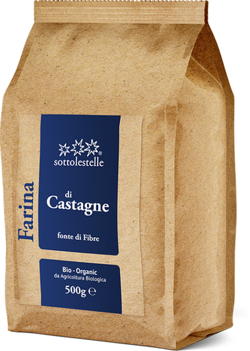 [8032454070423] Harina De Castaña Bio 500 Grs. (Sottolestelle)