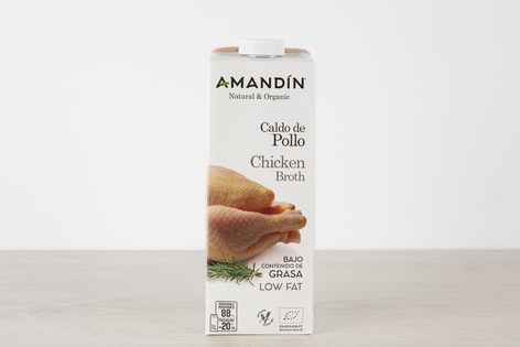 [8410509000135] Caldo De Pollo Eco 1 Ltro. (Amandin)