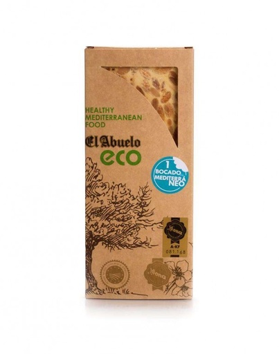 [8410575610030] Turron De Alicante Almendra Eco 200Gr (El Abuelo)