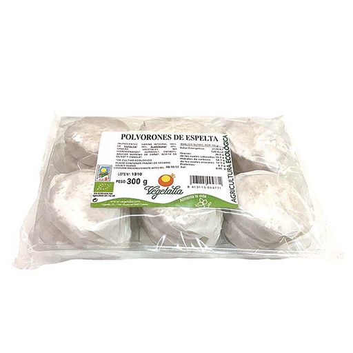 [8413115004771] Polvorones De Espelta 300 Grs. (Vegetalia)