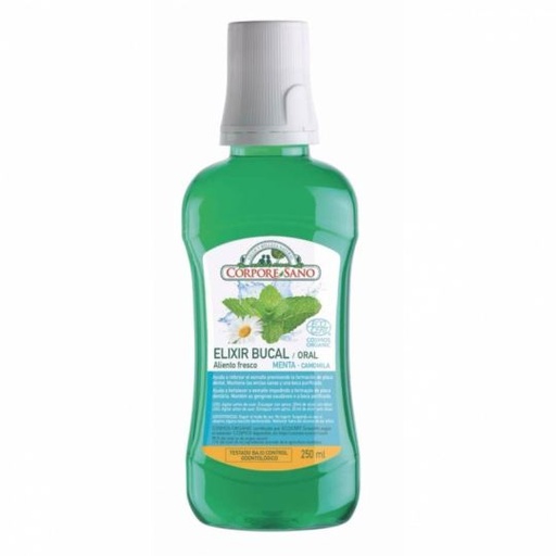[8414002087129] Elixir Bucal 250 Ml Eco Menta Camomila Colutorio (Corpore Sano)