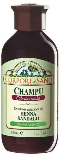 [8414002087877] Champu Caoba Henna Sandalo 300Ml. (Corpore Sano)