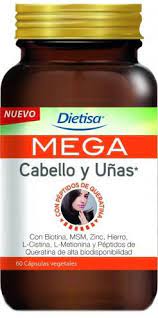 [8414200200221] Mega Cabello Y Uñas 60 Caps. (Dietisa)
