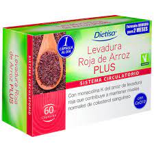 [8414200300365] Levadura Arroz Rojo Plus 60 Caps. (Dietisa)