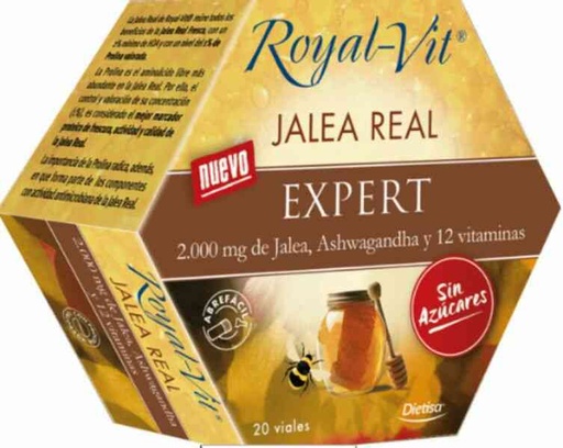 [8414200300464] Royal Vit Expert 2.000 Mg Jalea Real Ashwagandha 20 Viales