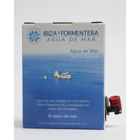 [8414606450763] Agua De Mar Bag In Box 3 Ltrs. (Sea Energy Ibiza y Formentera)