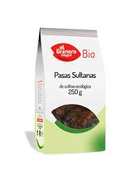 [8422584018264] Pasas Sultanas Bio 250 Grs. (El Granero)
