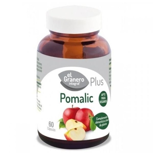 [8422584033892] Acido Malico De Manzana 60 Cap 600 Mg (El Granero)