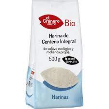 [8422584048254] Harina De Centeno Integ. Bio 500G. (El Granero)