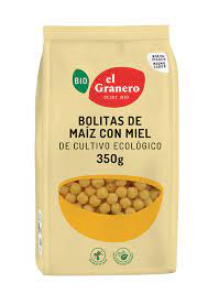 [8422584048704] Bolitas De Maiz Con Miel 400 Grs. (Granero)