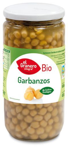 [8422584054330] Garbanzos Cocidos Bote 660 Grs. (El Granero)