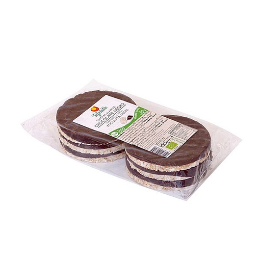 [8422791006894] Tortitas De Arroz/Choco Negro 100 Grs. (Vegetalia)