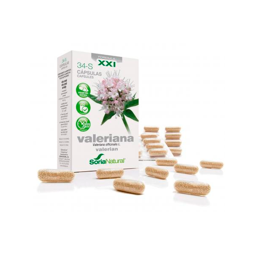 [8422947090845] Valeriana 34 Caps Liberacion Prolongada (Soria)