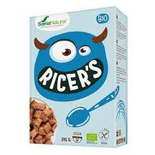 [8422947805203] Ricers Almohadillas De Arroz Cacao Y Avellanas Bio 375 Grs. (Soria)
