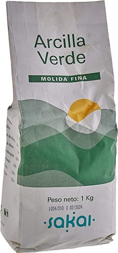 [8423245230018] Arcilla Verde Fina 1K. (Sakai)