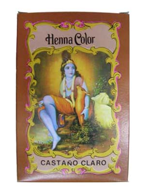 [8423645310617] Henna Castaño Claro Polvo 100Gr. (Radhe Shyam)