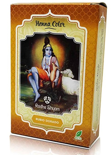 [8423645310839] Henna Polvo Rubio Dorado 100 Grs. (Radhe Shyam)