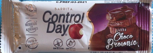 [8424644005672] Barrita Control Day Chocolate Brownie 44 Grs. (Nutrisport)