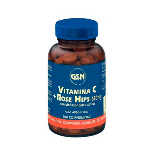[8426609020218] Vitamina C + Rose Hips 100 Comp.(Gsn)