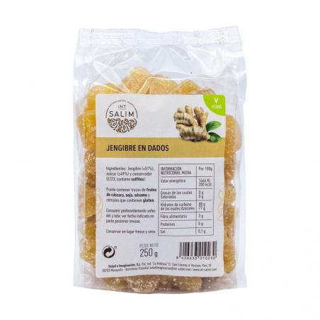 [8426633010230] Jengibre Deshidratado en Dados  250 Grs. (Int Salim)