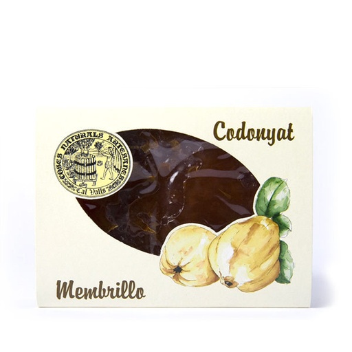 [8427406112212] Dulce De Membrillo C/Azucar Caña Bio 300 Grs. (Cal Valls)