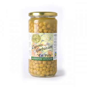 [8427406120118] Garbanzos Cocidos Eco 450 Grs. (Cal Valls)