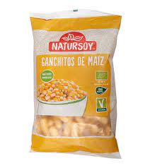 [8428159105230] Ganchitos De Maiz Horneados C/Aceite De Coco Bio 75Gr. (Natursoy)