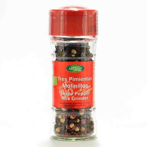 [8428201320505] Tres Pimientas Molinillo 35 Grs. (Artemis)