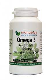 [8435014305735] Omega 3 Basic  Tg 18:12  1000 Mg. 90 Perlas (Manabios)
