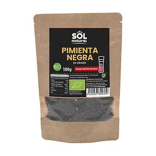 [8435037800309] Pimienta Negra En Grano Bio 100 Grs. "Doypack" (Sol Natural)