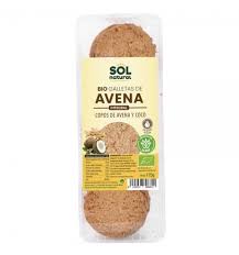 [8435037806622] Galletas Avena Coco Agave Bio 175 Grs. (Sol Natural)