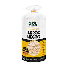 [8435037840930] Tortitas De Arroz Negro Y Curcuma Bio S/Glut. (Sol Natural)