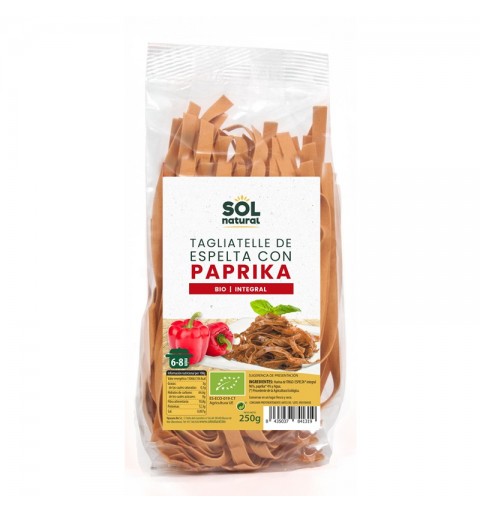 [8435037841319] Tagliatelle Espelta Paprika Bio 250 Grs. (Sol Natural)