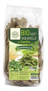 [8435037841333] Tagliatelle Espelta Espinaca Bio 250 Grs. (Sol Natural)