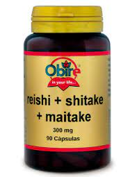 [8435041340853] Reishi Shitake Maitake 300 Mg. 90 Caps. (Obire)