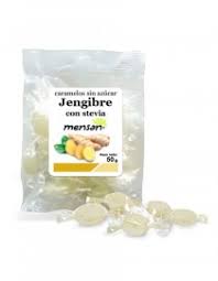 [8435107628185] Caramelo Jengibre C/ Estevia 50 Grs. (Mensan)