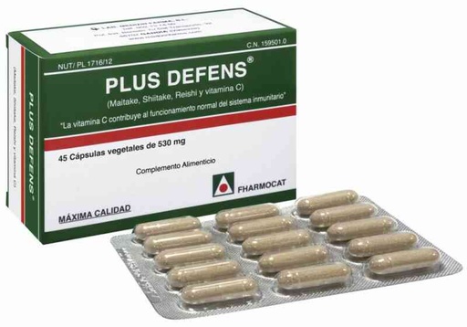 [8436013442018] Plus Defens 300 Mg. 40 Cap. (Fharmocat)