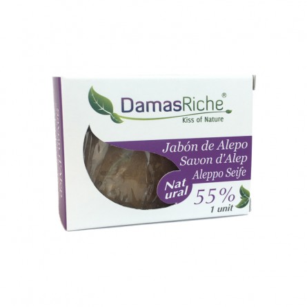 [8436540190024] Jabon De Alepo 55%  200 Grs. (Damasriche)