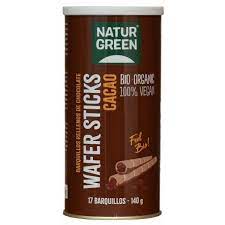[8436542195898] Barquillos Rellenos Chocolate 140 Grs. (Naturgreen)